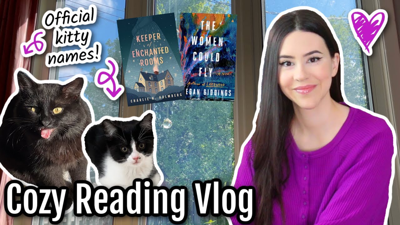 Cozy Reading Vlog || Wholesome Book & a Lot of Kittens