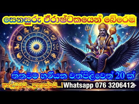 සෙනසුරු ඒරාෂ්ටක අපල සදහා නොවරදින වත්පිළිවෙත් 20 ක්