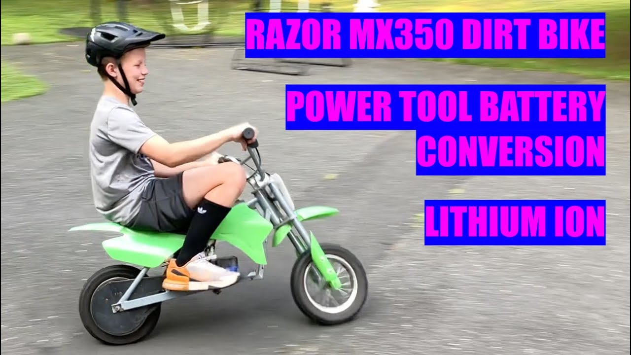 Razor MX350 Lithium Ion Conversion Guide - YouTube