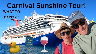 Carnival Sunshine Ship Tour! What To Expect! It