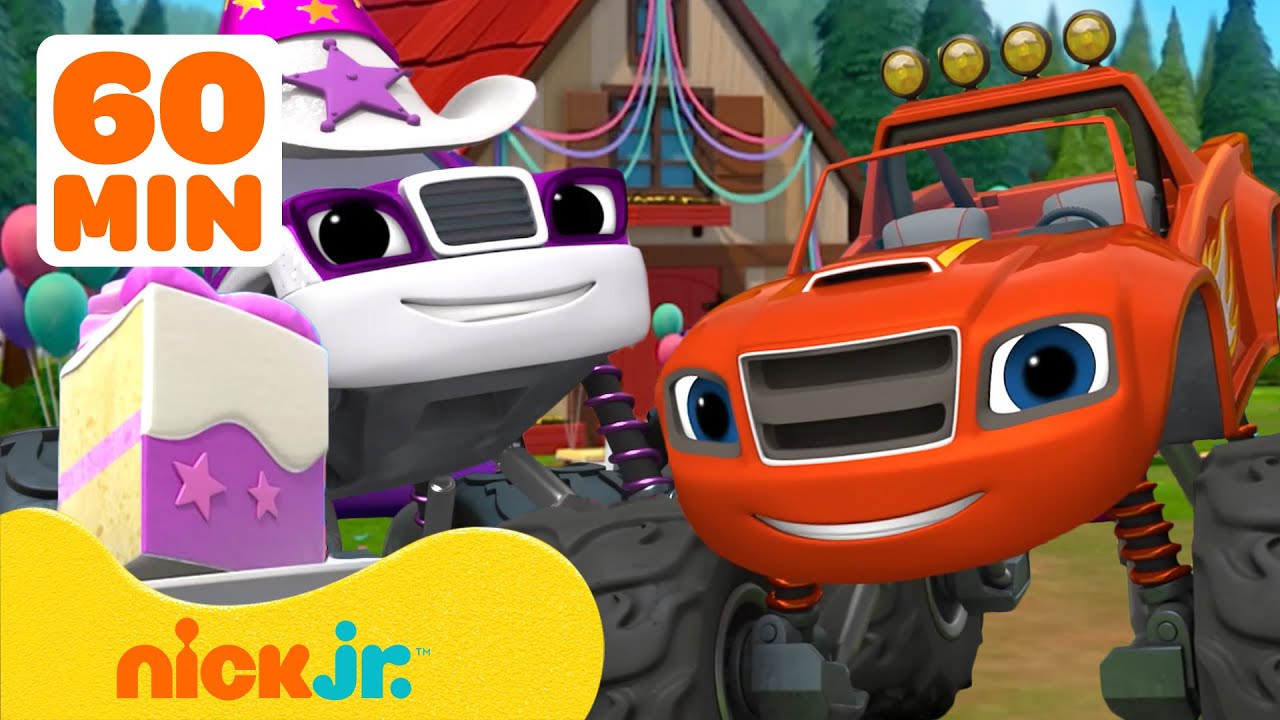 洋楽 BLAZE / Celebration Blaze's Surprise Celebrations Marathon for 60 Minutes! | Nick Jr
