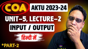 COA | KCS-302 | Unit 5 Part 2 | AKTU | Synchronous and Asynchronous Data Transfer #coa #programming