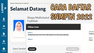 Cara Daftar Snmptn 2022 Menggunakan Laptop