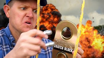 Smarter Every Day Loves a good SNATCH BLOCK