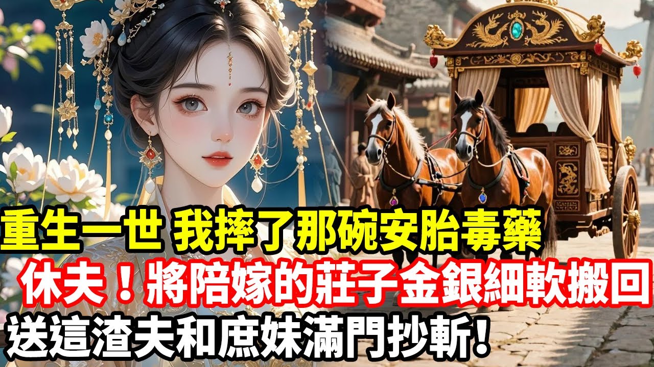 重生一世我摔了那碗安胎毒藥，休夫！將陪嫁的莊子金銀細軟搬回，送這渣夫和庶妹滿門抄斬！