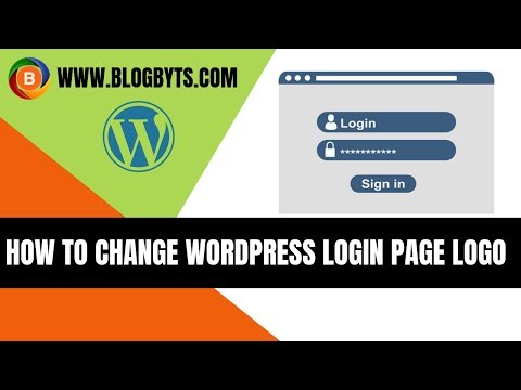 How to change WordPress login page logo