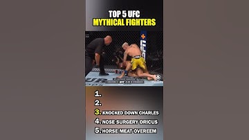 Top 5 UFC Mythical Fighters #ufc #mma #ufc319 #shorts