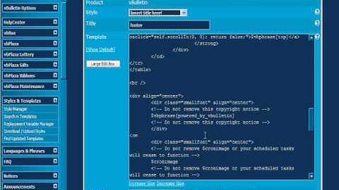 How to make a vBulletin Skin Theme Easy