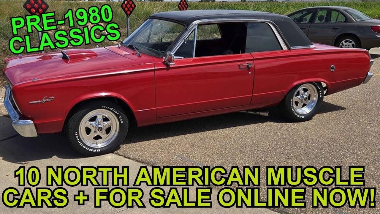MUSCLE CARS++ MONDAY! Classic North American Cars Selling Online Below ...