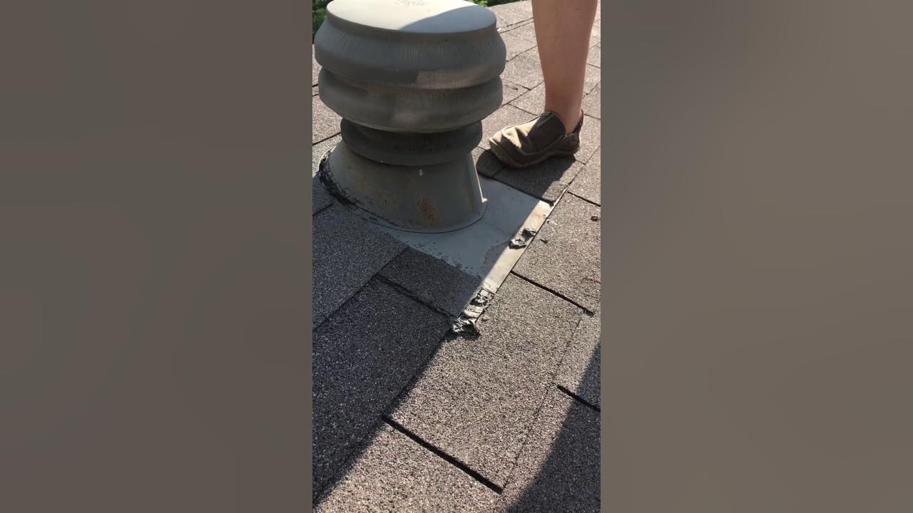Sealing around roof vents with Through the Roof clear sealant YouTube