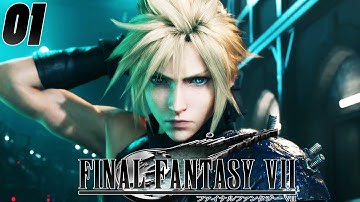 Final Fantasy VII Remake: 100% Walkthrough Part 1 - Welcome To Midgar - No Commentary - Japanese Dub
