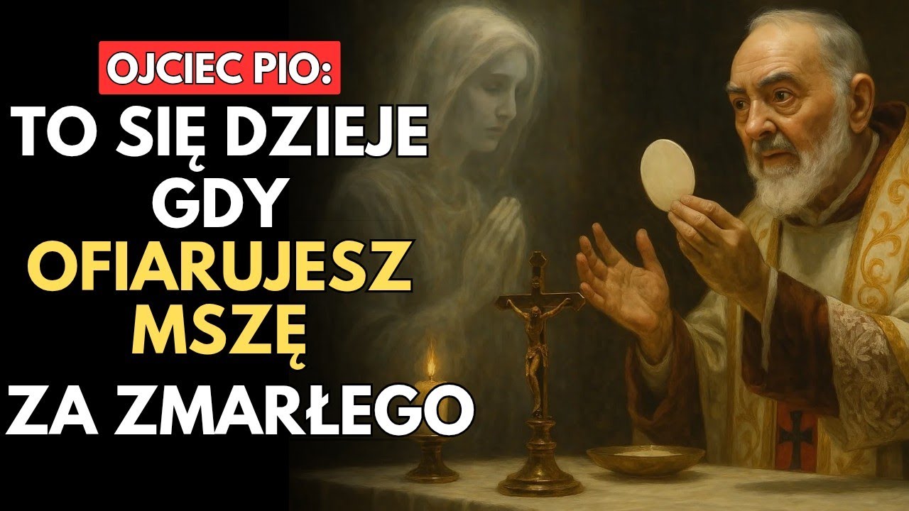 ⚠️ Ojciec Pio ujawnił: Co dzieje się, gdy OFERUJESZ MSZĘ za ZMARŁEGO? Mało kto to WIE!