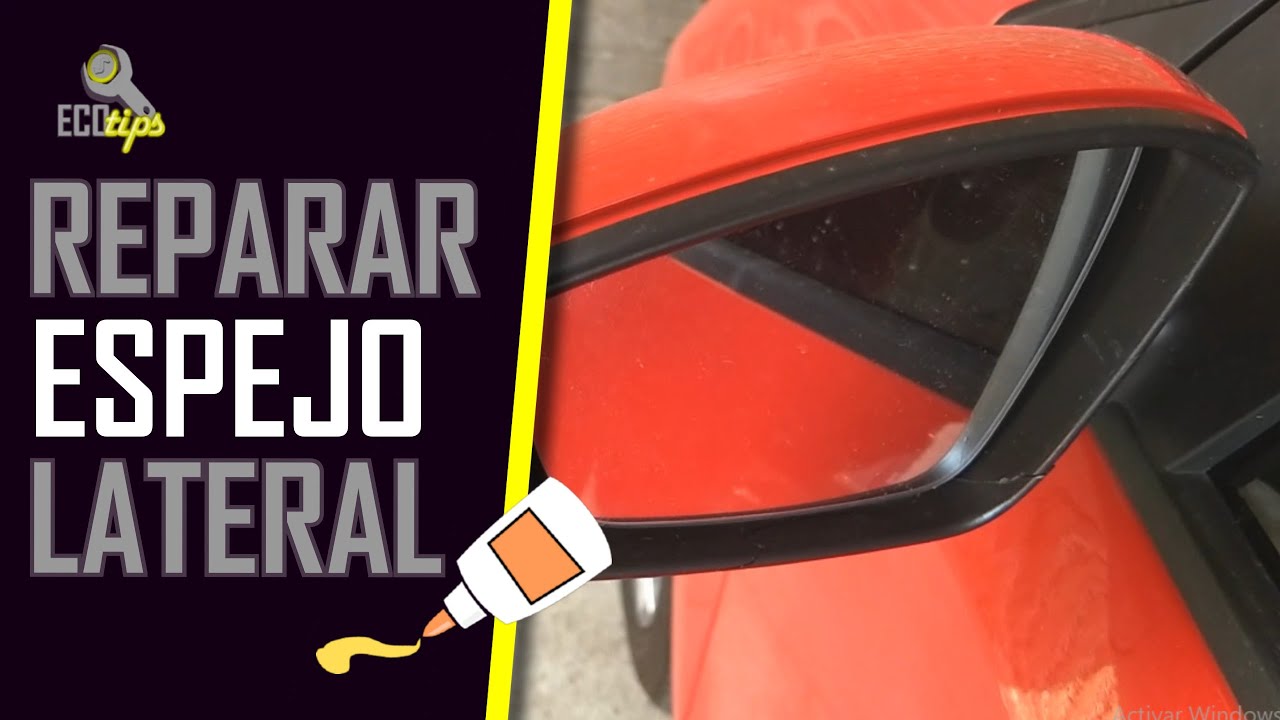 Cómo arreglar un espejo lateral roto (pegar) YouTube Cómo arreglar un espejo lateral roto (pegar) YouTube