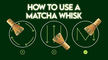 How to Use a Matcha Whisk - How to Whisk Matcha Tea