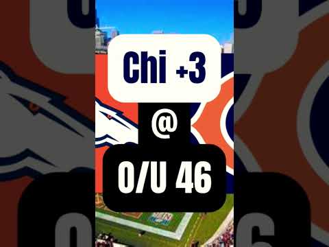 Denver Broncos  Chicago Bears score prediction  chicagobears denverbroncos nflweek4