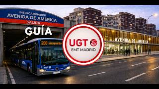 Guía de SALIDA del Intercambiador de Avenida de América para conductores/as de EMT Madrid Guía de SALIDA del Intercambiador de Avenida de América para conductores/as de EMT Madrid
