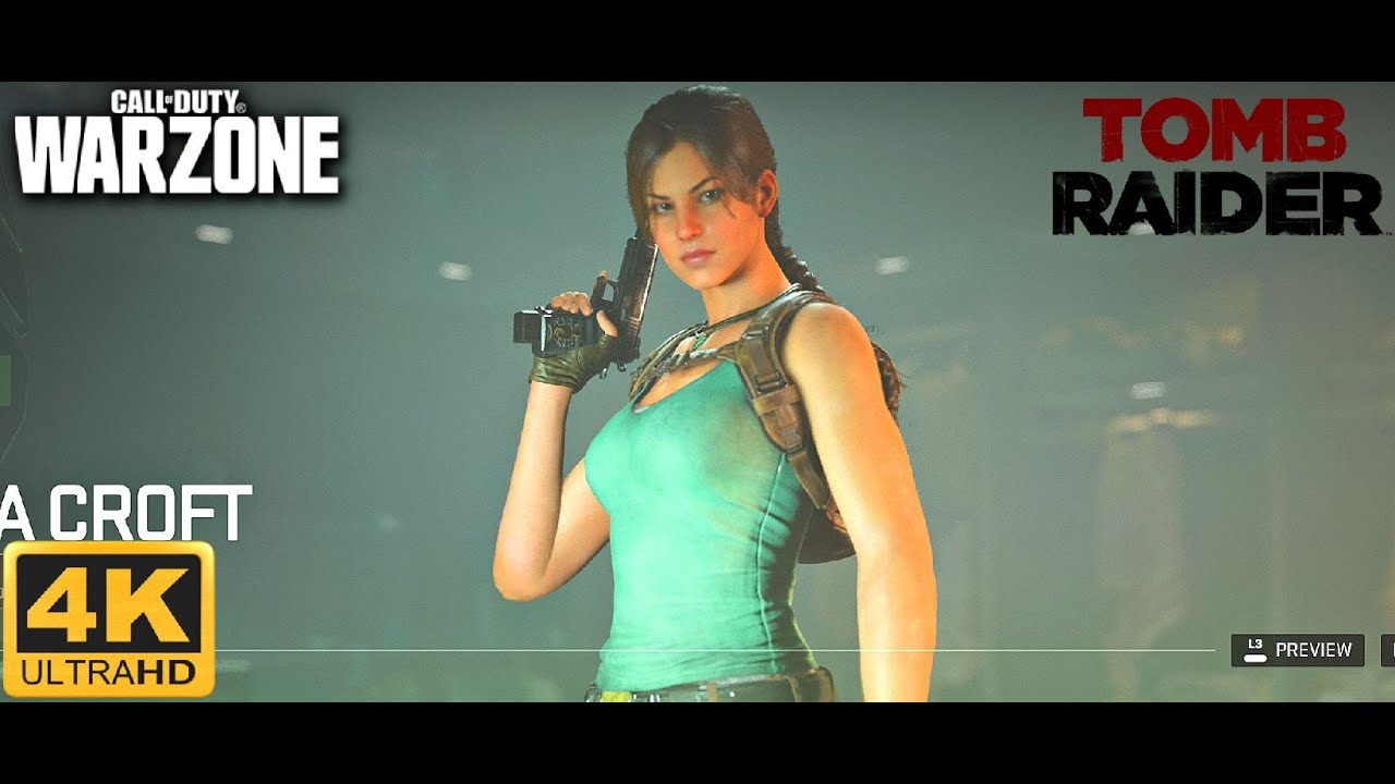 LARA CROFT (TOMB RAIDER) NO WARZONE MOBILE 