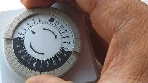 Como programar un Temporizador