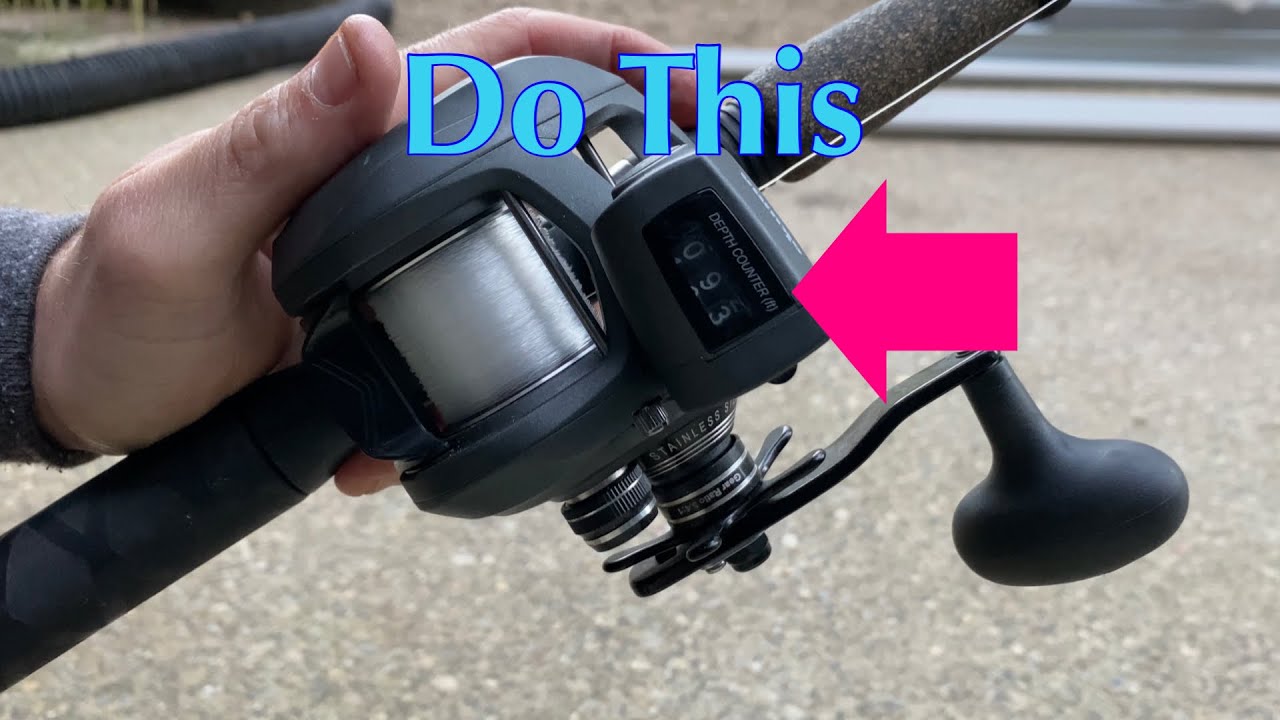 Calibrate line counter reels Okuma Cold water SS - YouTube