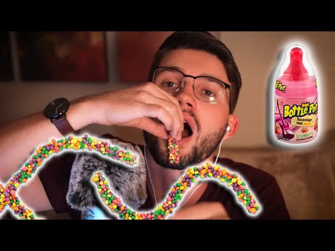 nerds rope and baby bottle pop asmr! #asmr