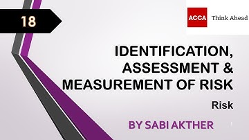 ACCA I Strategic Business Leader (SBL) I Risk Identification & Assessment - SBL Lecture 18