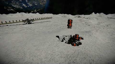 Space Engineers || 13 auto-mining drones work toghether || Full video and Workshop release tomorrow