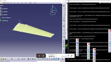 Automating Creation of an Aircraft Wing in CATIA v5 using Python