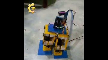 #experiment on  4 dof biped robot v2