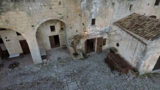 Drone View. Sextantio Le Grotte della Civita, Sassi di #Matera - Italy. #hotel #drone