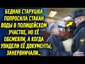 Старушка попросила стакан воды в участке, но ее обсмеяли, а когда увидели ее документы…