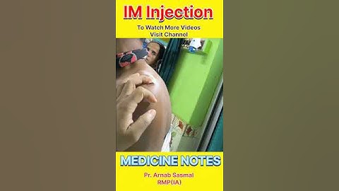 IM Injection #iminjection #injection #deltoidinjection
