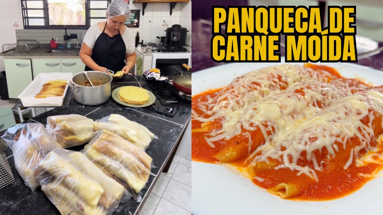 A MELHOR RECEITA DE PANQUECA P/ CONGELAR SEM PERDER A QUALIDADE - COMO FAZER PANQUECA P/ VENDER