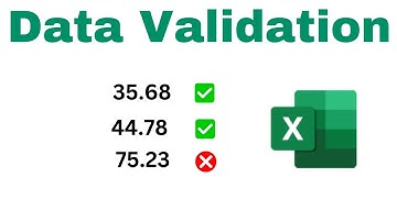 How to use data validation in excel - Decimal Validation