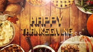 Happy Thanksgiving Church Motion Background - Oneness Videos screenshot 1