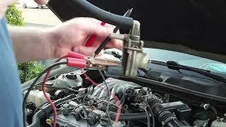 2000 Camry V6 EVAP VSV inspection at Intake manifold