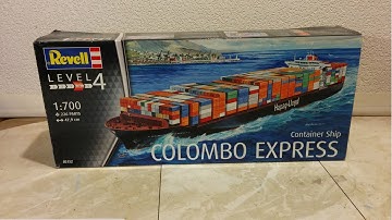 Colombo Express Container ship Model Review by Revell 1/700 scale
