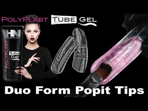 Hollywood Nails Polyplast Duo Form Tip Popit Tube Gel Poly Gel Acryl Gel Uv Acrylgel Polygel Youtube