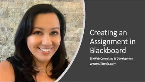 Creating an Assignment