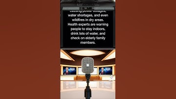 Practice Speaking English as a Weather Reporter. #english #news #teleprompter