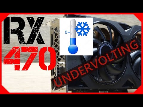 Снижаем температуру видеокарты Radeon RX 470 Undervolting