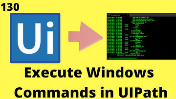 How to Execute Windows Commands in UiPath RPA| Sending commands to Windows cmd.exe Uipath Rpa