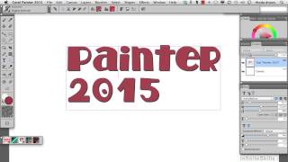 0901 Text Properties  Corel Painter 2015 Tutorial