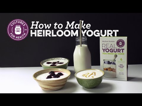 Как приготовить йогурт из семейной реликвии