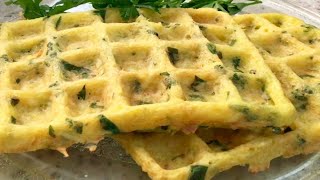 Картофельные вафли-запеканка без муки в электровафельнице. Картофельные вафли-запеканка без муки в электровафельнице.