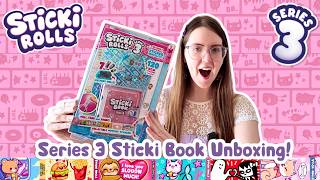 Unboxing the Series 3 Sticki Book Pack!