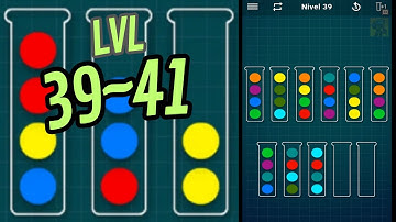 🏅 BALL SORT PUZZLE - Color Games 🧪 LEVEL 39~41 🧩 Gameplay Walkthrough