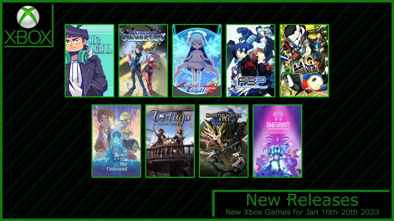 New Xbox Games For January 16th to 20th 2023 - YouTube