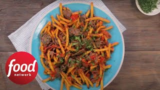 Beef Stir-Fry with Fries | Food Network