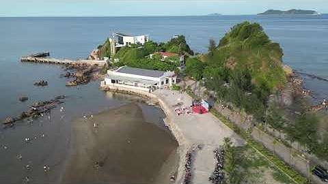 Biển Cửa Lò Nghệ An nhìn từ trên cao