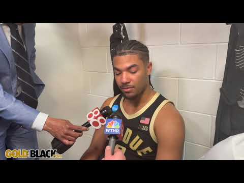GoldandBlack com video — Purdue's CJ Cox post Arizona